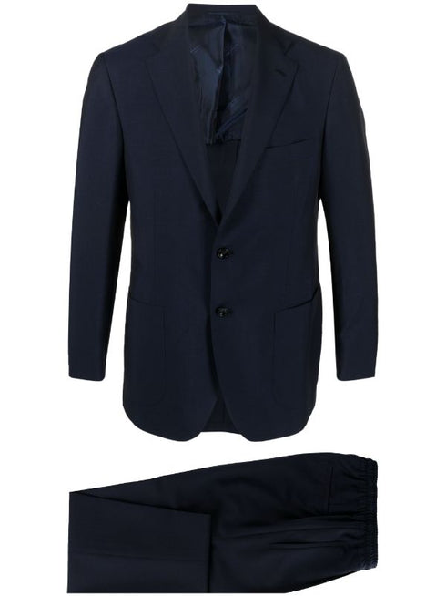 single-breasted tailored suit